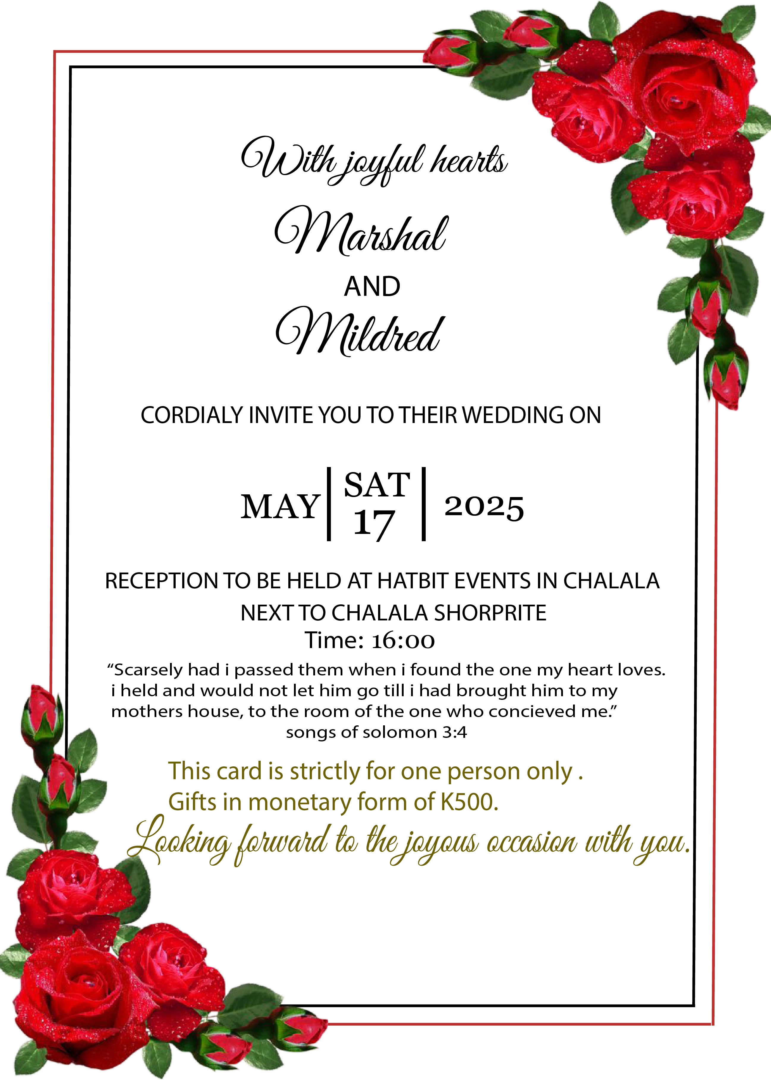 Wedding Card